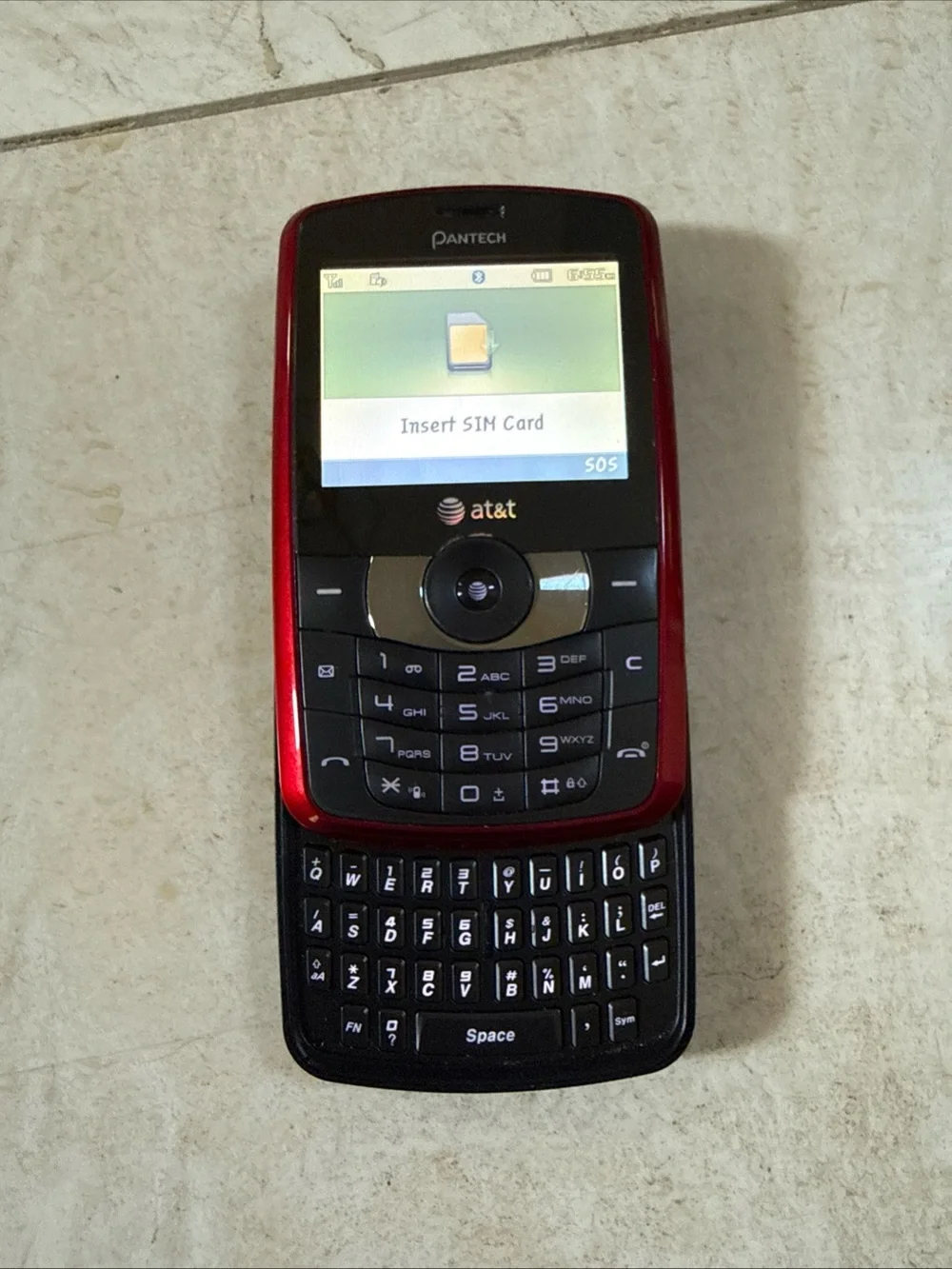 Rare Pantech Reveal C790 (Red, AT&T) — fully functional dual-slide phone 🔴📱